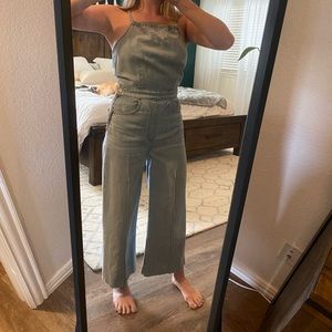Denim romper/ jumpsuit